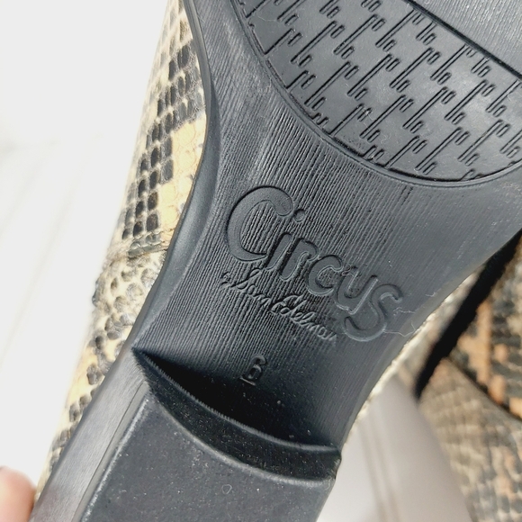 NEW Circus by Sam Edelman Garth Faux-Leather Western Ankle Booties C432 - Picture 15 of 16